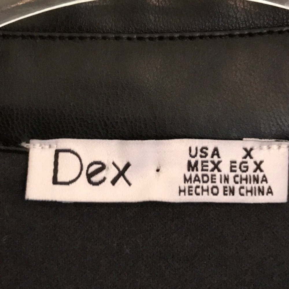 Rex Pleather Polyurethane Button Up Jacket - image 3